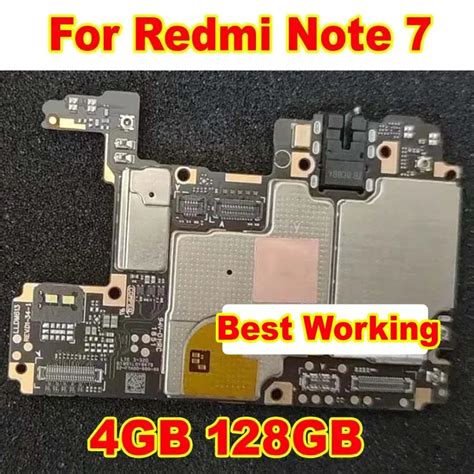 100 Tested Unlocked Mainboard For Xiaomi Redmi Note 7 7Pro Motherboard