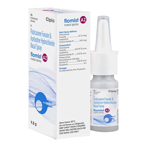 Buy FLOMIST AZ 70md Nasal Spray 9 8gm Online At Upto 25 OFF Netmeds