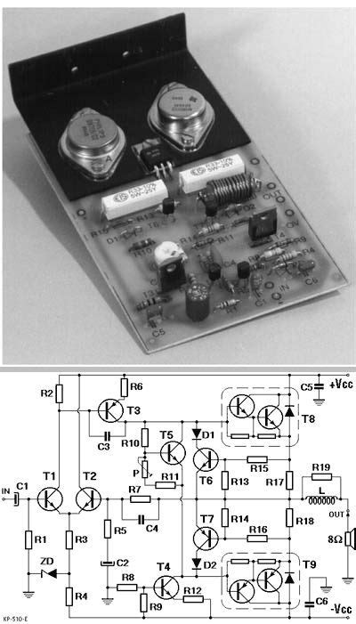 Darlington Transistor Amplifier Circuit Diagram Wiring Flow Schema