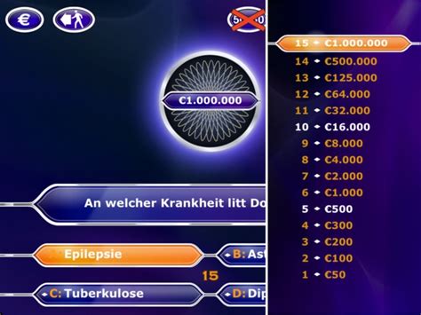 appgefahren spielt und besucht Wer wird Millionär