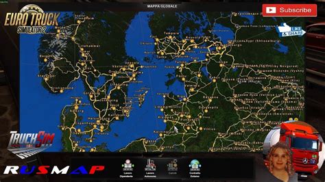 Euro truck simulator 2 map mod - tracbris