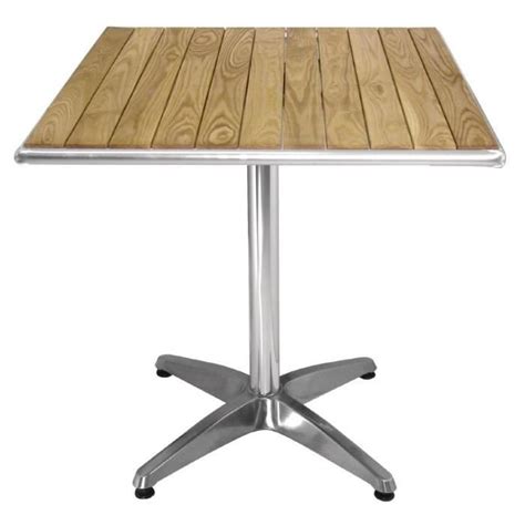 Table carrée en frêne 600 mm Bolero Cdiscount Maison