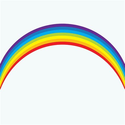 Vector De Plantilla De Fondo De Arco Iris Vector Premium