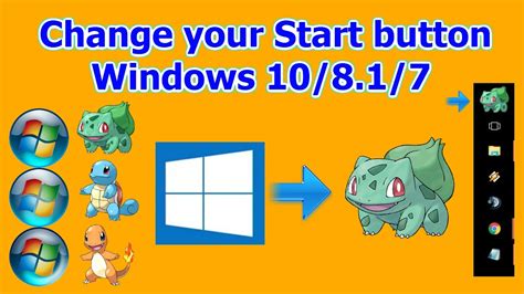 How To Change Start Button Icon In Windows 10 Custom Icon | Images and ...