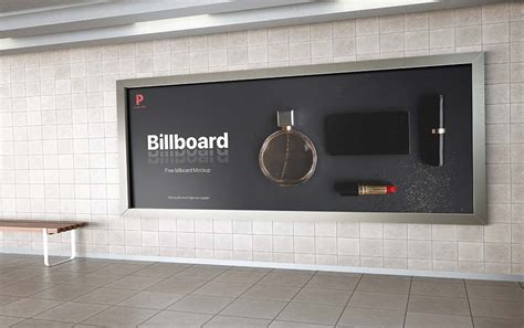 Free Metro Station Billboard Mockup Free Psd Templates