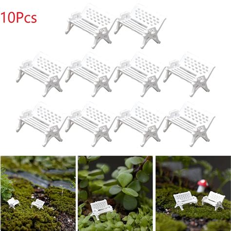 10pcs Garden Decor Dollhouse Ornament Scene Model Micro Landscapes Mini