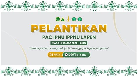 Pelantikan Pac Ipnu Ippnu Masa Khidmat Youtube