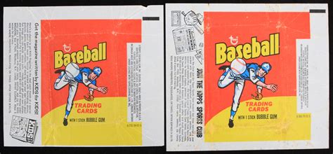 Lot Detail Topps Original Baseball Trading Cards Wax Pack