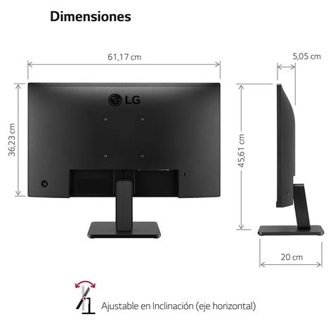 Monitor Para PC LG 27 68 6 Cm 27MR400 B 100 Hz Full HD IPS LG