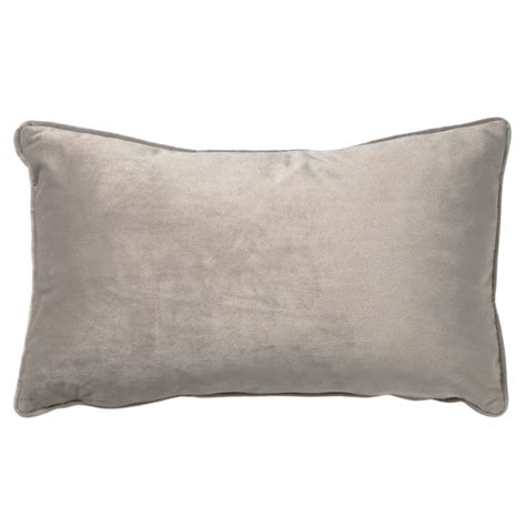 Housse De Coussin Beige En Velours X Cm Uni Finn Maisons Du Monde