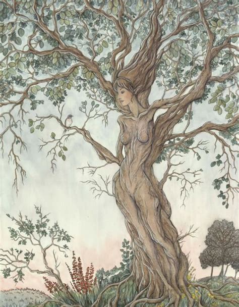 Dryads Are Tree Nymphs In Greek Mythology In Greek Drys Signifies ‘oak