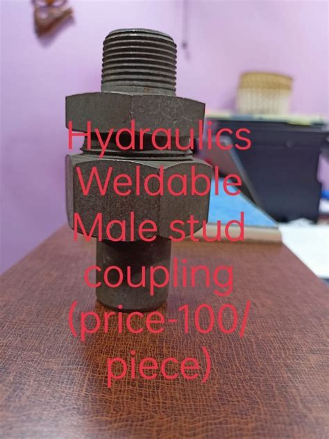 1 5inch SS Hydraulic Weldable Male Stud Coupling For Pipe Fitting At