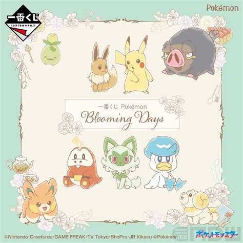 「一番くじ Pokémon Blooming Days」 2024年1月31日より発売決定 Nintendo Dream Web