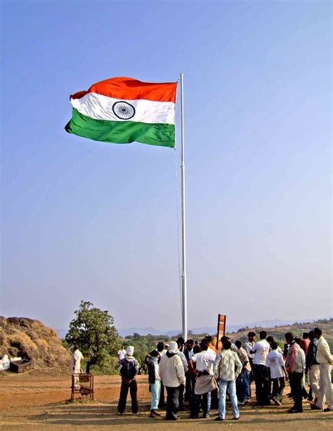 Flag Hosting Ceremony By Local Politicians