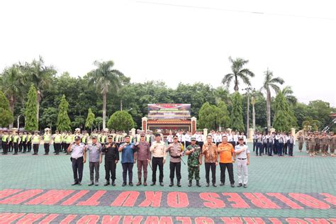 Sumsel Bupati Lanosin Ikuti Apel Gelar Pasukan Operasi Lilin Musi