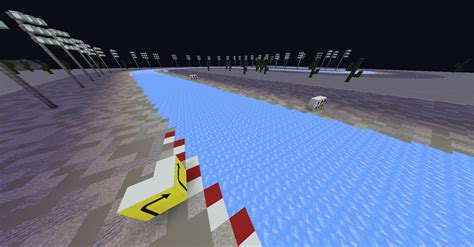 F Qatar Grand Prix Ice Boat Racing Track Minecraft Map