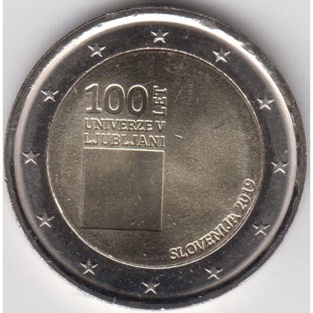 2 EUROS ESLOVENIA 2019 U LJUBLJANA