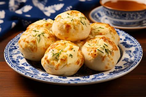 Premium Ai Image Pao De Queijo Savory Delights Of Brazilian Cheese Bread