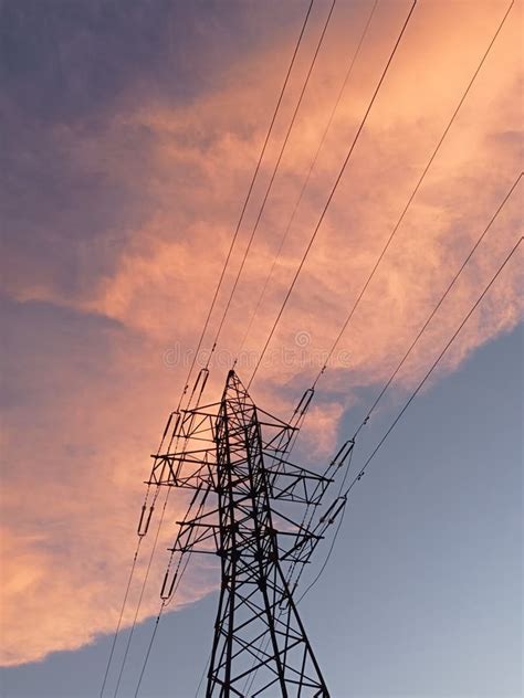 Distribuci N De Electricidad Estacionsilueta Torres El Ctricas De Alta