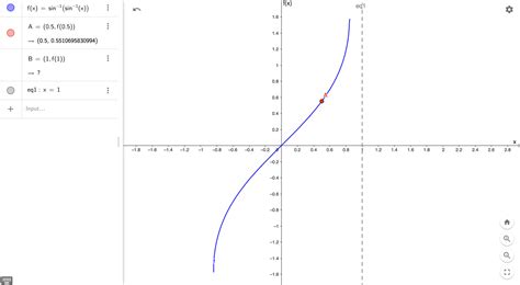 Use a graphing utility to evaluate $\arcsin (\arcsin 0.5)$ a | Quizlet