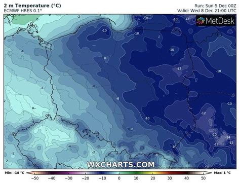 Fala mrozu uderzy w Polskę Szokująca mapa temperatury Wiemy kiedy