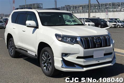 2023 Toyota Land Cruiser Prado White for sale | Stock No. 108040 ...