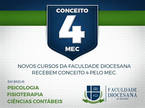 Diocese de Mossoró RN Novos cursos da Faculdade Diocesana foram