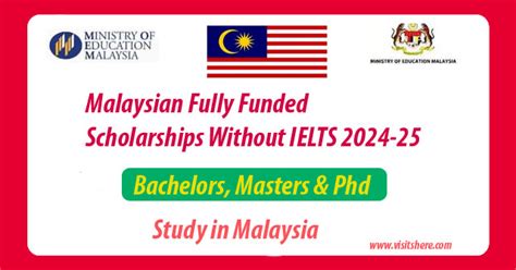 Malaysian Fully Funded Scholarships Without Ielts Fully Funded