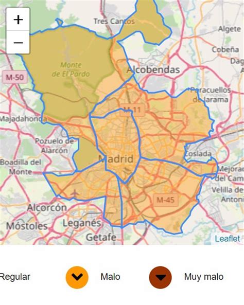 La Calidad Del Aire En Madrid Será Hoy Mala Por La Entrada De Una Masa De Aire Africano