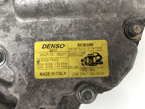 Klimakompressor Fiat Panda Bravo Doblo Denso B C A