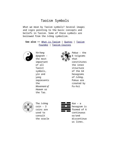 Doc Taoism Symbols Origins Dokumentips