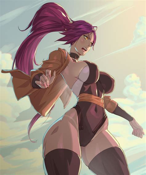 Shihouin Yoruichi Yoruichi Anime Pussy Oppai Anime Ero Swim