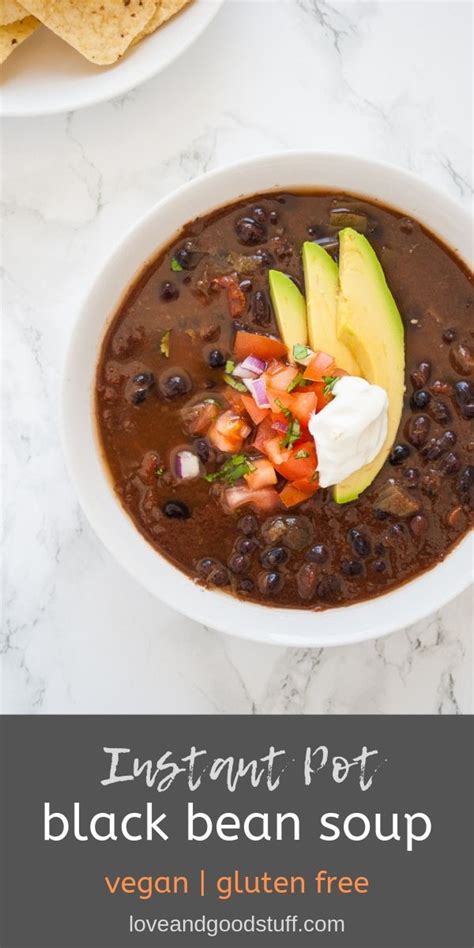 This Easy Vegan Black Bean Soup Is A Healthy And Hearty Meal Dried Black Beans Go Straight In