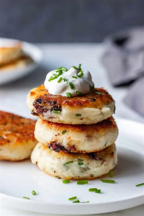 Easy Vegan Potato Pancakes From Mashed Potatoes Lavender Macarons