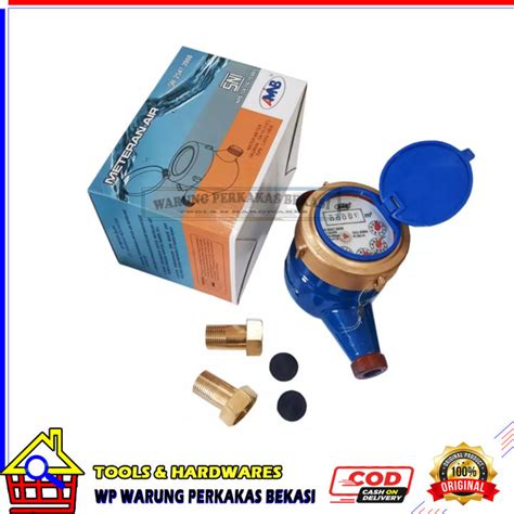 Meteran Air PAM Body Besi 1 2 Inch Standar SNI Water Meter 4 Jarum PDAM