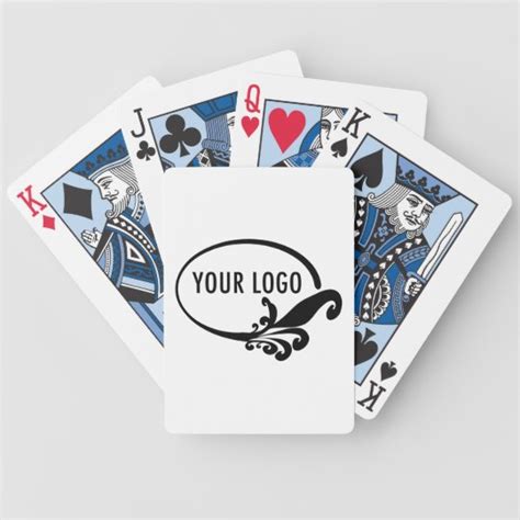 Deck of Playing Cards Custom Logo Promotional | Zazzle.com