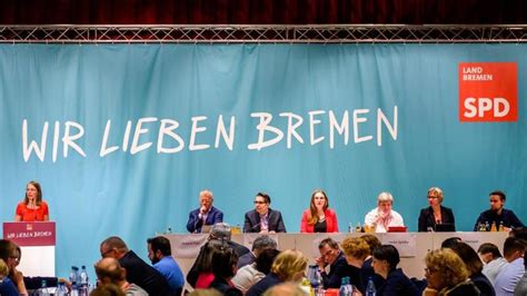 Linkes Bündnis SPD Parteitag stimmt für Rot Grün Rot in Bremen ZEIT