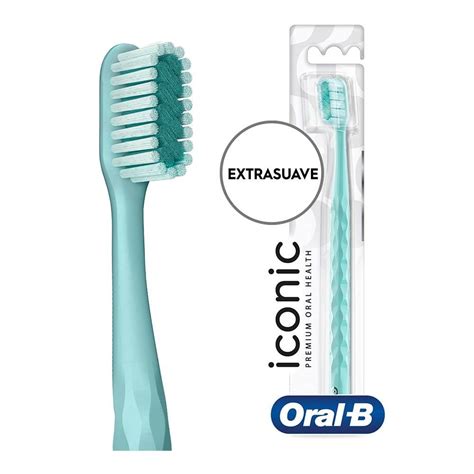 Cepillo De Dientes Oral B Iconic Premium Cerdas En Forma De X 1 Pza