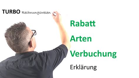 Rabatt Arten Verbuchung Erkl Rung Youtube