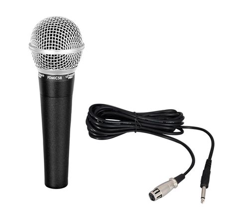 Pyle Pro Pdmic Professional Moving Coil Dynamic Handheld Microphone