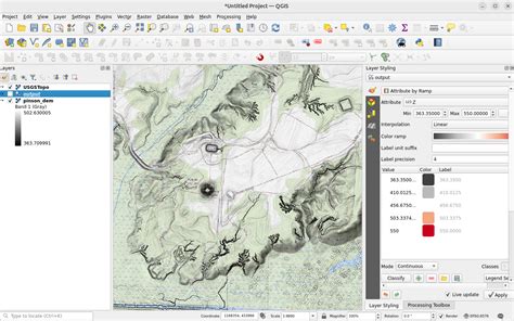 QGIS 3.30: Global Map Terrain - North River Geographic Systems Inc