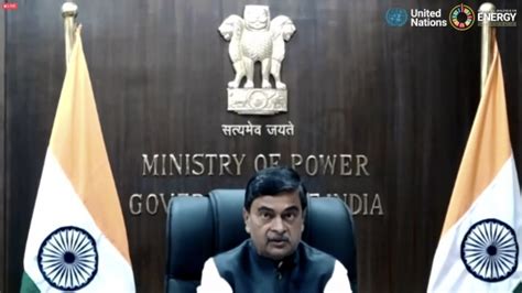 Shri R K Singh Minister Of State I C For Power And New Renewable