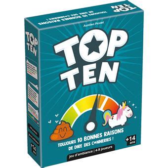 Jeu Dambiance Asmodee Top Ten Jeux Dambiance Achat Prix Fnac