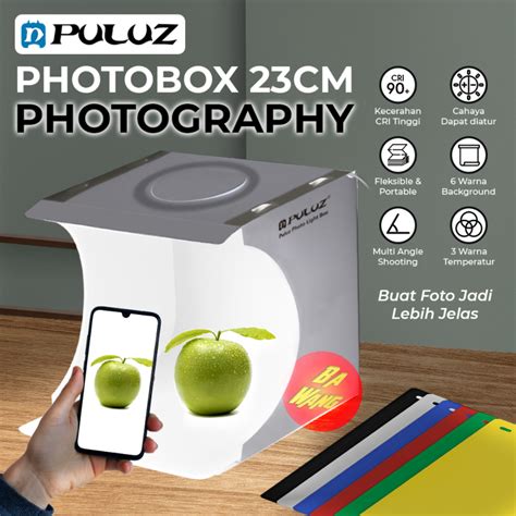 Jual Puluz Foto Photo Ring Light Box Cm Led Photobox Fotobox Mini