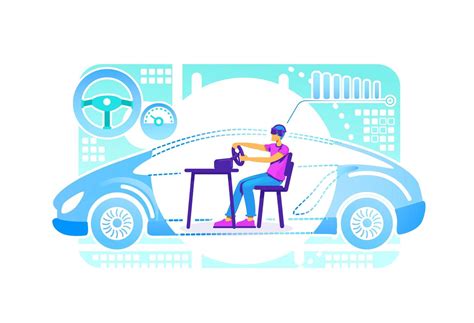 VR driving simulator 1736561 Vector Art at Vecteezy