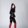 Arollo Overknee Boots Rachel Genuine Red Leather Eu