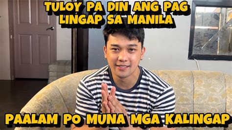 PANSAMANTALANG UUWI MUNA AKO NG MANILA BIGLAANG DESISYON YouTube