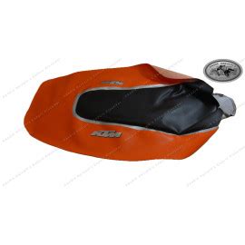 Seat Cover Orange Black Silver With Ktm Logo For Ktm