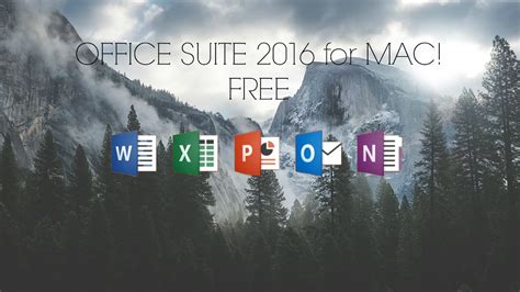 Office Suite 2016 For Free Easy Way For Mac Youtube