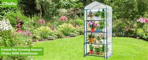 Mini Greenhouse For Indoor Outdoors Ohuhu Small Plant Greenhouse With